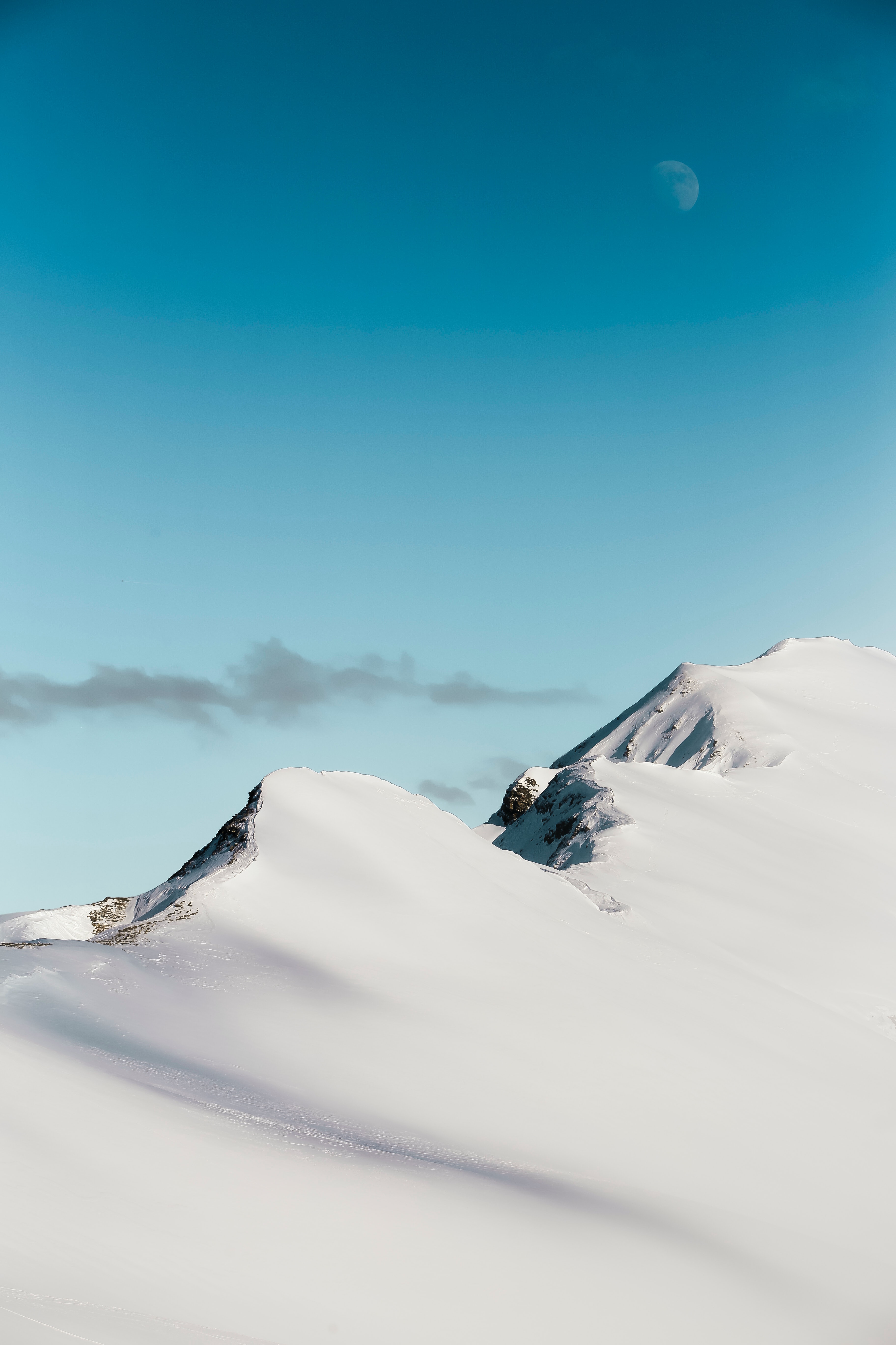 A Mountain Covered In Snow Wallpapers