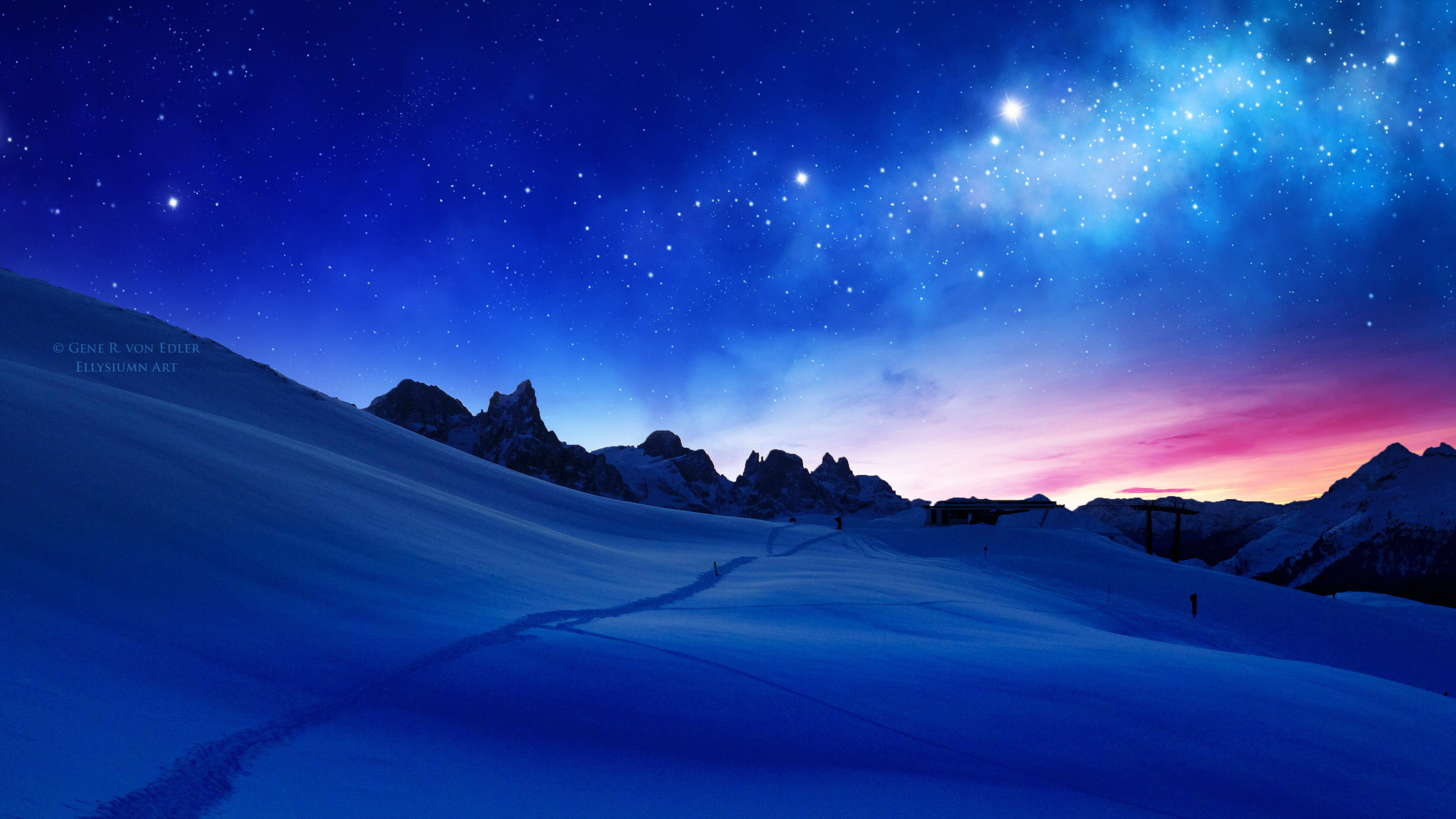 Sunset Chrome Os Stock Wallpapers