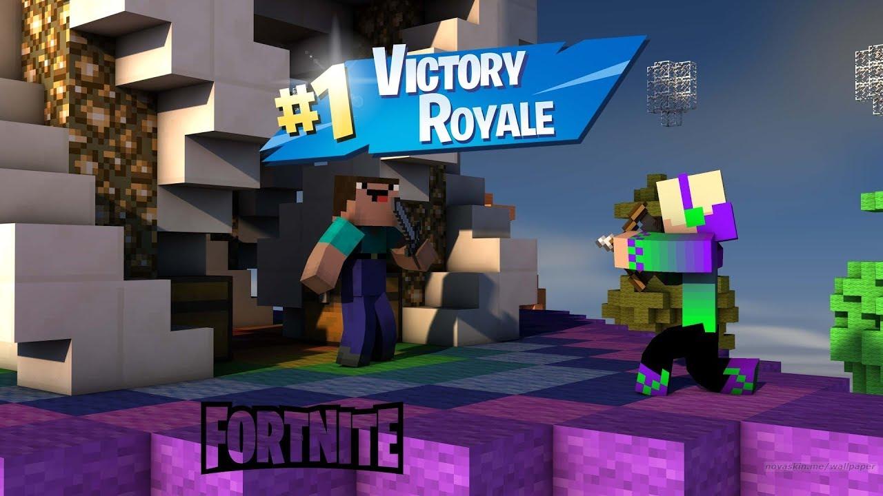 minecraft fortnite Wallpapers