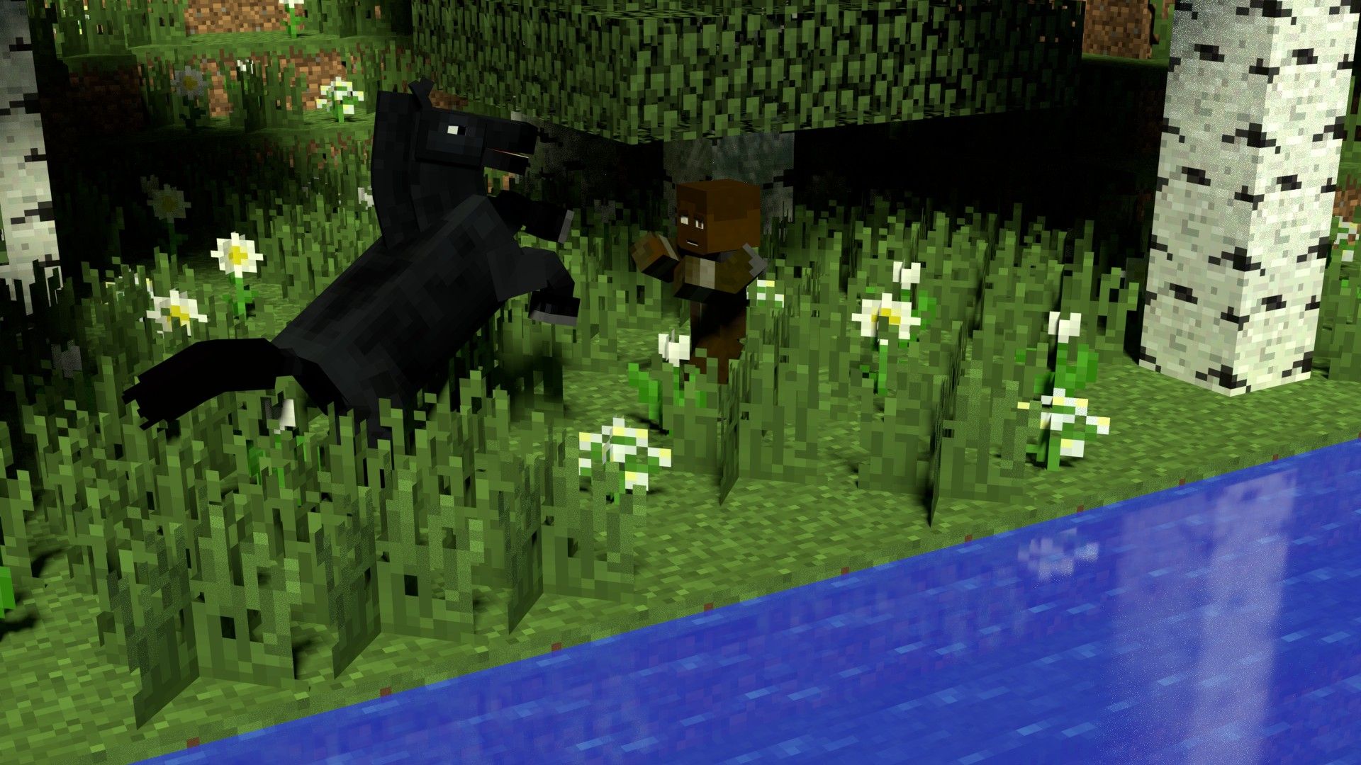 minecraft horse Wallpapers