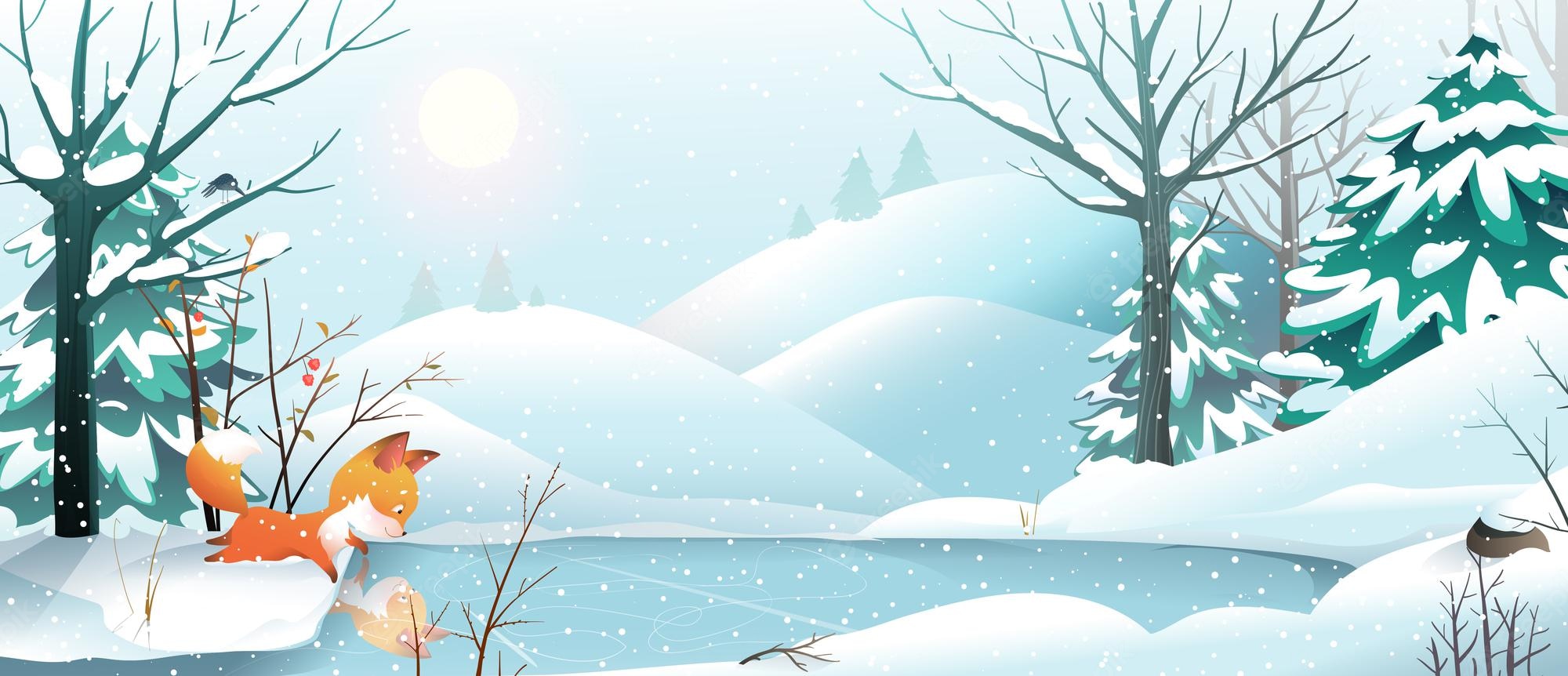 Winter Animal Nature Backgrounds