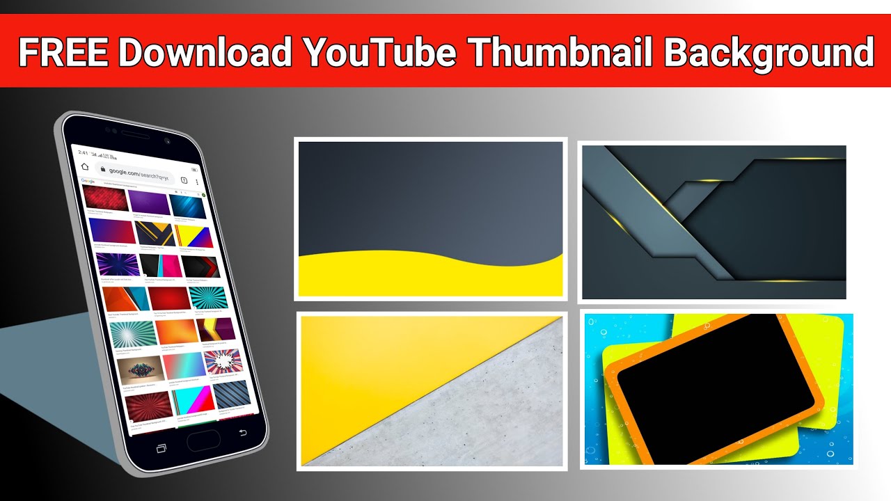 Youtube Thumbnail Background